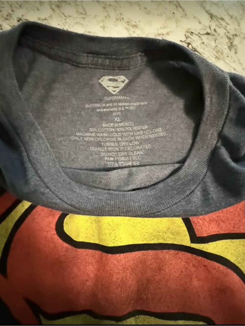 5pc Superhero Graphic Tees Lot Spiderman Superman Flash Marvel - Picture 5 of 9